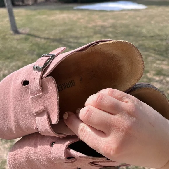 Birkenstocks x Stussy light pink mules clogs shoes Boston - Picture 11 of 11